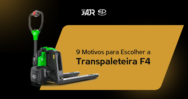 9 Motivos para Escolher a Transpaleteira F4 da EP Equipment e Otimizar seu Armazém